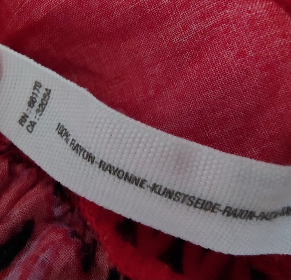 Intimately Free People Talk To Me Trapeze Mini Dress Red & Purple Women's Small - Picture 9 of 9